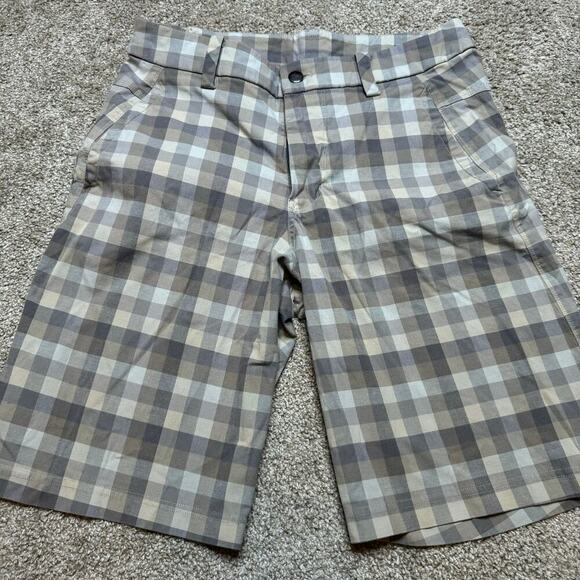 Lululemon Other - Mens Lululemon Plaid Shorts Size 32